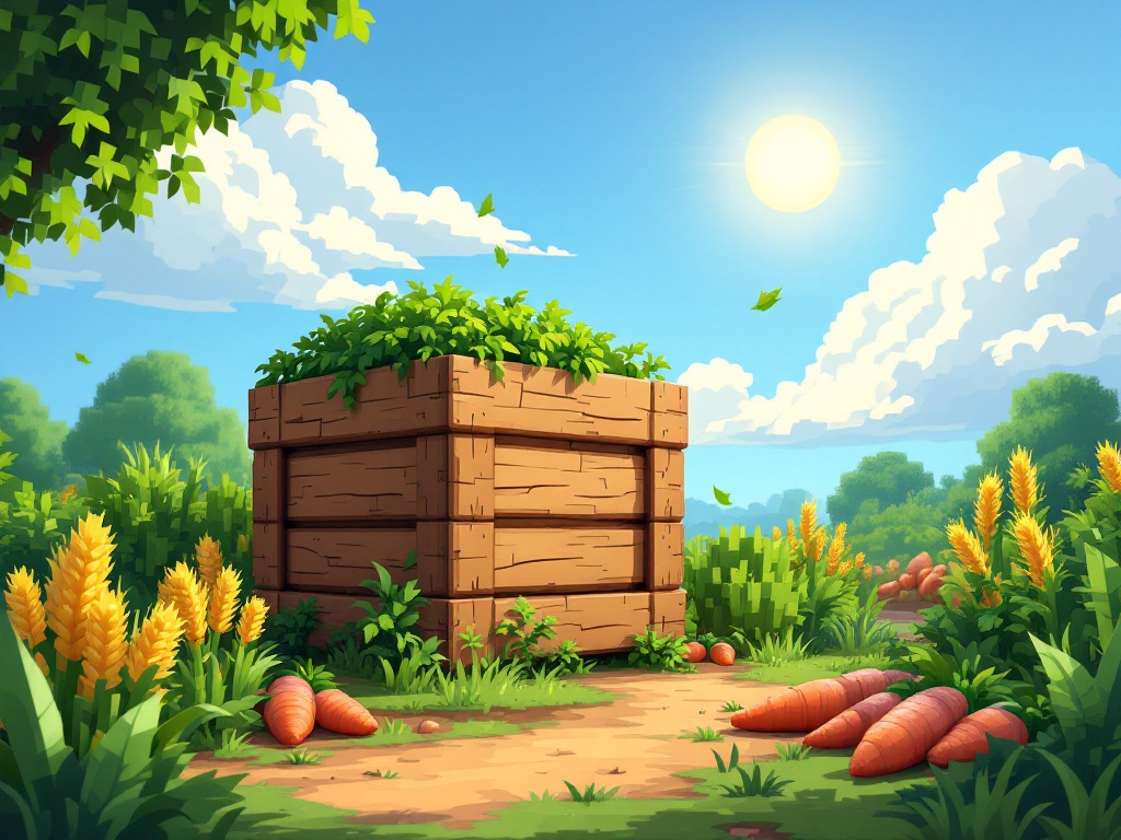 Jak zrobić kompostownik w Minecraft?